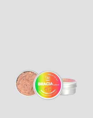 Exfoliante labial de fresa con lima y vitamina E hidratante y suavizante Bracia Mydlarze_2 - 2