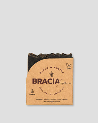 Jabón en barra antibacteriano y antifúngico Borowina con acoro Bracia Mydlarze - 1