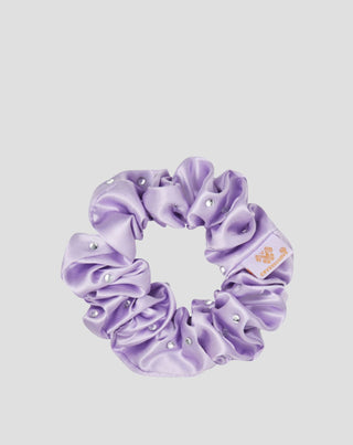Goma para el cabello de seda con cristales – lilac Crystallove_3