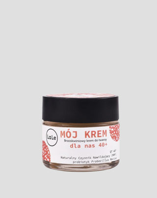 Crema facial hidratante de durazno Mój Krem con probiótico 40+ La-Le - 1