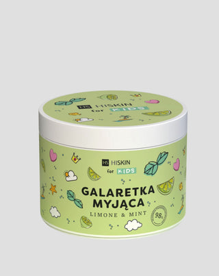 Gelatina limpiadora para baño para niños lima dulce verde HiSkin for Kids - 1