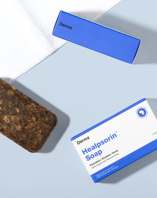 Jabón negro africano para acné, psoriasis y eczema Healpsorin Dermz_2 - 2