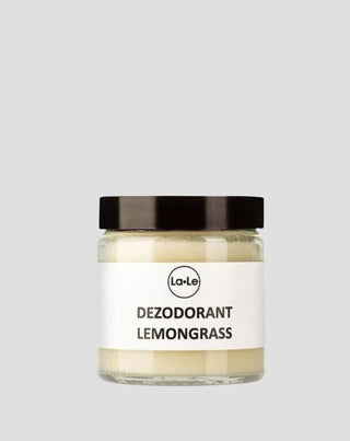 Desodorante ecológico refrescante en crema con bicarbonato de sodio Lemongrass La-Le