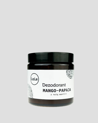 Desodorante ecológico en crema - Mango-papaya con un toque de vainilla que proporciona una sensación de frescura duradera La-Le - 1