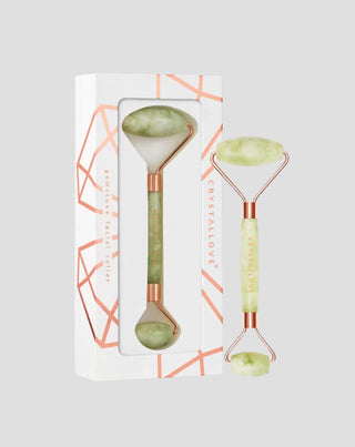 Masajeador facial de jade - piedra natural de la juventud Jade roller Crystallove - 1