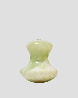 Seta de masaje facial de jade natural Crystallove