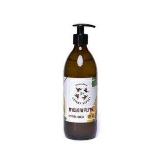 Jabón líquido nutritivo y protector Limón con menta Mydlarnia Cztery Szpaki - 1