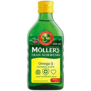 Trank noruego de Moller con sabor a limón y 600 UI de vitamina D3 - 1