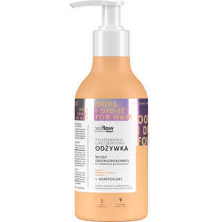 Acondicionador proteico y emoliente para cabello de porosidad media y propenso al encrespamiento so!flow - 1