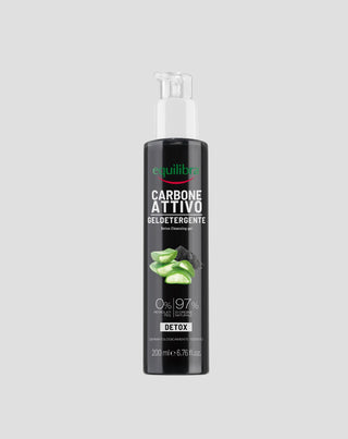 Equilibra Limpiador Facial Limpiador de Carbón Activado y Aloe Vera - 1