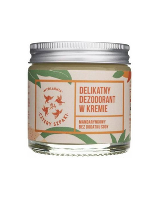 Delicado desodorante en crema de mandarina, sin sosa Mydlarnia Cztery Szpaki - 1