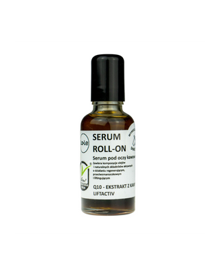 Sérum roll-on de café para el contorno de ojos que reduce las bolsas y tiene un efecto reafirmante La-Le - 1