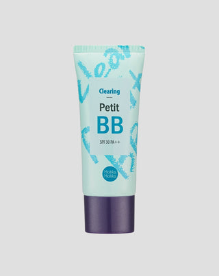 Crema BB limpiadora con filtro SPF30 Clearing Petit con extracto de aceite de árbol de té para piel mixta y grasa Holika Holika - 1