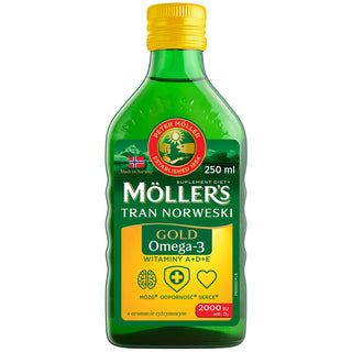 Trank noruego de Gold Moller con sabor a limón y 2000 UI de vitamina D3 - 1