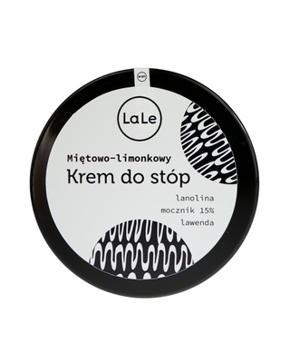 Crema para pies con lanolina y urea para la piel agrietada, áspera y seca del talón La-Le - 1