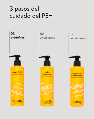 Acondicionador proteico para cabello rizado con aminoácidos Twisty