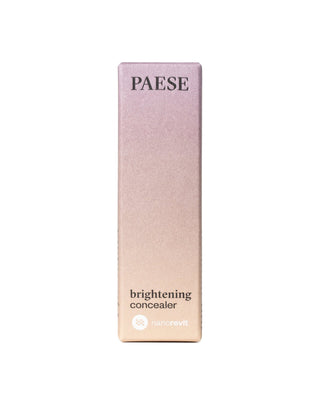 Corrector que ilumina y reduce la apariencia de las ojeras debajo de los ojos beige dorado Paese