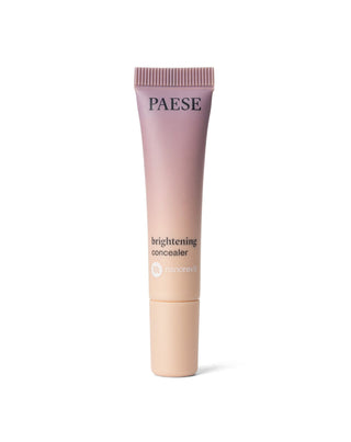 Corrector que ilumina y reduce la apariencia de las ojeras debajo de los ojos beige dorado Paese