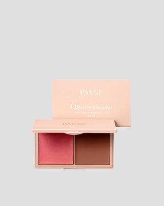 Paleta de contorno facial en crema besa mis mejillas Paese cálido - 3
