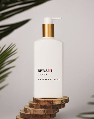 Gel de ducha cremoso y natural para mujer para pieles delicadas Berani Femme - 2