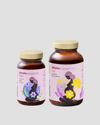 Suplemento para favorecer el desarrollo normal del embarazo LittleMe trimestres 2 y 3 Health Labs Care 150 cápsulas