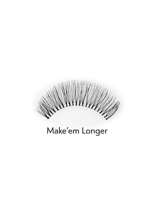 Extensiones de pestañas 2d para uso repetido, con efecto natural Make'em Longer Bamm!Lashes - 2