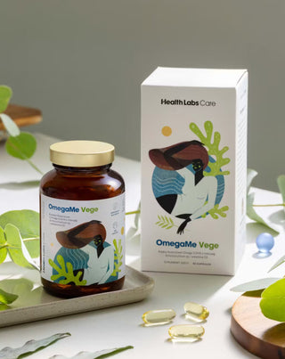 Suplemento dietético con ácidos grasos omega OmegaMe Vege Health Labs Care 60 cápsulas - 2