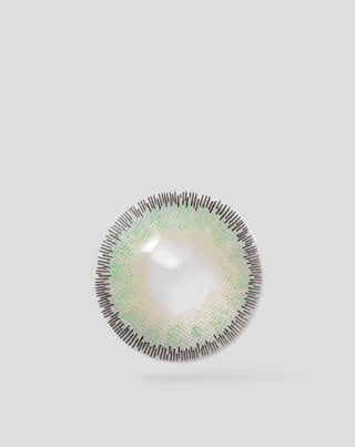 Lentillas mensuales de color verde con rayas plateadas sin graduar Green Moons nº 3 Ovio - 3