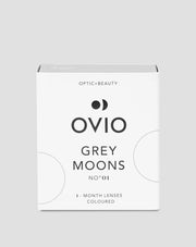 Lentillas mensuales de color gris ceniza sin graduar Grey Moons nº 1 Ovio