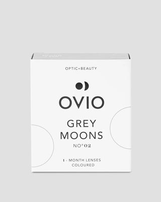 Lentillas mensuales de color platino sin graduar Grey Moons nº 2 Ovio - 1