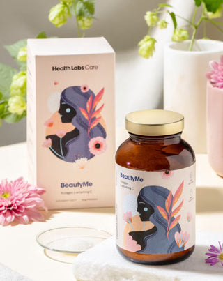 Sumplemento dietético colágeno con vitamina C y extracto de maracuyá BeautyMe Health Labs Care