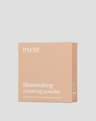 Polvo facial prensado iluminador cobertura completa color 1C beige cálido Illuminating Paese - 3