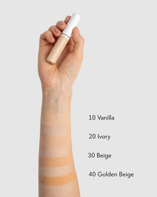 Corrector cobertor contorno de ojos nivelador de las líneas de expresión 40 golden beige run for cover Paese