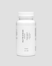 Ajo negro para apoyar el metabolismo y la función hepática suplemento dietético Nutridome 60 unidades.