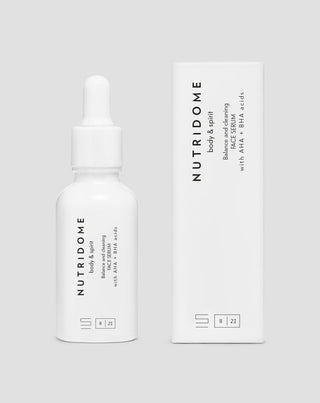 Exfoliante facial a base de ácidos aha+bha 30% Nutridome