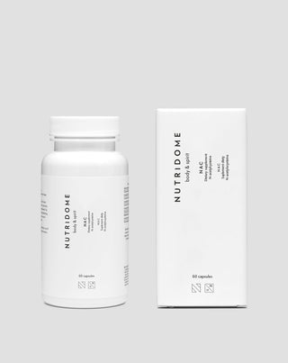 NAC N-acetilcisteína fuerte antioxidante regeneración apoyo suplemento dietético Nutridome 60 cápsulas - 2