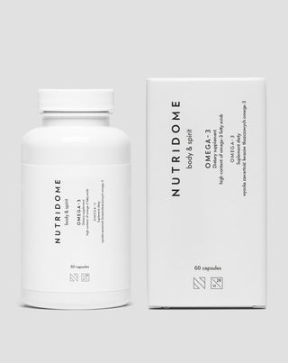 Omega-3 Nutridome para la favorecer el sistema inmunitario y el buen funcionamiento del cerebro, el corazón y la visión 60 cápsulas - 3