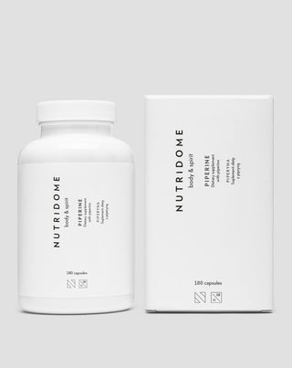 Piperina en comprimidos para mejorar la digestión y ayudar a perder peso Piperina Nutridome 180 cápsulas - 2