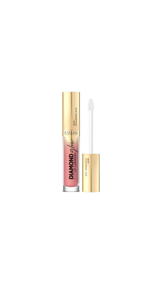 Brillo de labios con ácido hialurónico n.º 04 raspberry sorbet Diamond Glow Lip Luminizer Eveline - 1