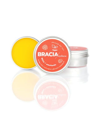 Bálsamo labial regenerador de rosa, aguacate y vitamina E Bracia Mydlarze