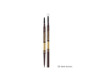 Lápiz de cejas perfilador ultrapreciso nº 03 marrón oscuro Micro Precise Brow Pencil Eveline