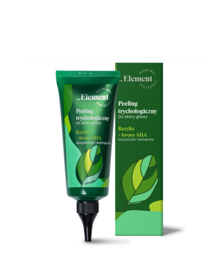 Exfoliante tricológico para la limpieza del cuero cabelludo con extracto de albahaca y ácido de frutas Element - 1