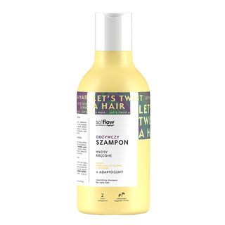 Champú nutritivo para cabello rizado con aroma a melón maduro y aloe vera so!flow - 1