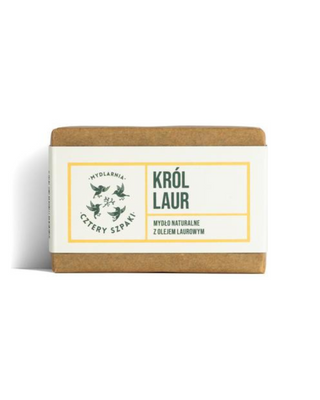 Jabón de laurel real para el cuidado de pieles sensibles y alérgicas, Mydlarnia Cztery Szpaki - 1