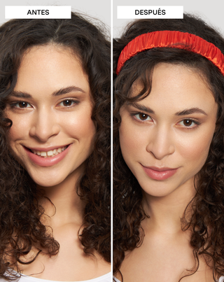 Diadema de seda 100% natural roja Twisty - 3