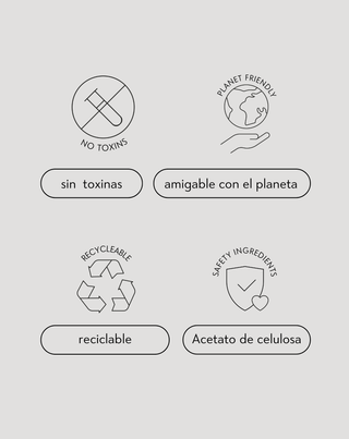 Juego de clips ondulados Twisty para el cabello - perlado, verde y rosa - 3 unidades - 5