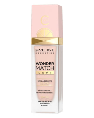 Wonder Match Lumi No. 05 luz Eveline Base de Maquillaje Iluminadora - 1