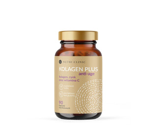 Colágeno plus cápsulas antiedad con colágeno, zinc y vitamina C Nutri Clinic 90 cápsulas - 1