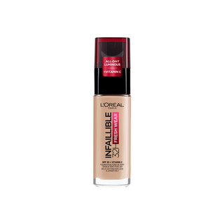 Base de maquillaje de larga duración con SPF 25 Infaillible Fresh Wear 110 Vanilla Rose L'Oreal Paris - 1