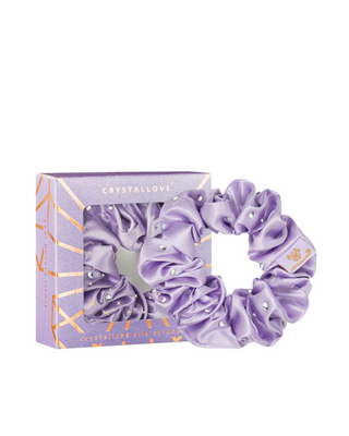 Coletero de seda con cristales – lilac Crystallove